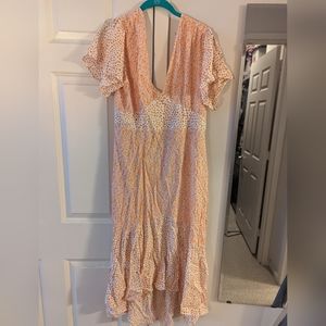 Petal and pup v neck midi dress NWT